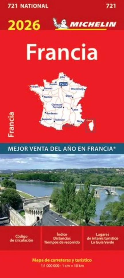MAPA NATIONAL FRANCIA 721 (EDICIÓN 2026)