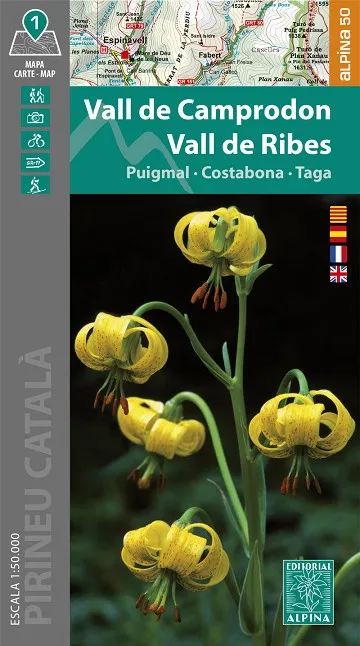 VALL DE CAMPRODON/VALL DE RIBES (MAPA 1: 15000 + CARPETA)