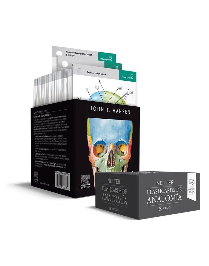 NETTER.FLASHCARDS DE ANATOMÍA(6ª EDICIÓN 2023)