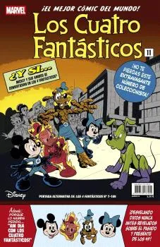 LOS 4 FANTASTICOS 07 -PORTADA ALTERNATIVA DISNEY FANTASTIC FOUR 174-