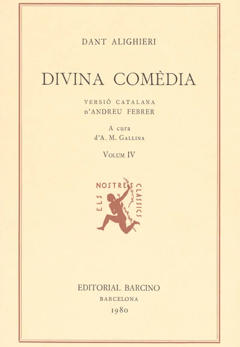 DIVINA COMÈDIA IV