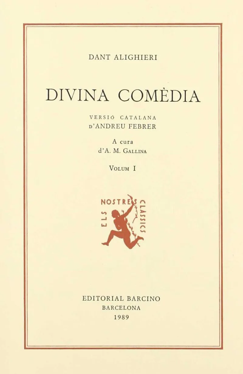 DIVINA COMÈDIA I