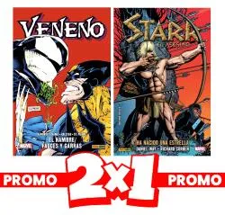 MARVEL HC 2X1: VENENO EL HAMBRE/ FAUCES / GARRAS Y STARR EL ASESINO