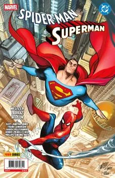 SPIDERMAN / SUPERMAN 01 -PORTADA PEPE LARRAZ-