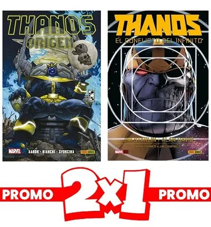 PACK 2X1: THANOS EL CONFLICTO DEL INFINITO Y ORIGEN