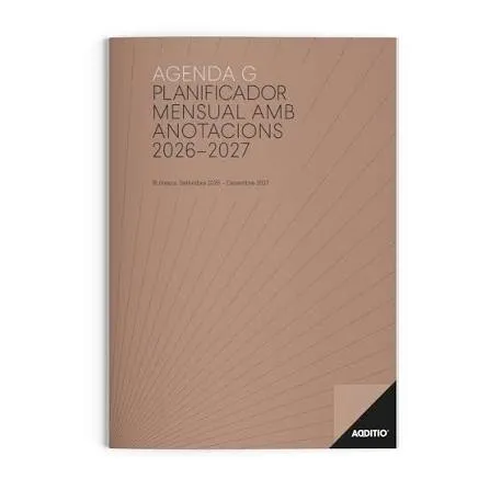 (CAT) AGENDA G PLANIFICADOR MENSUAL A4 26-27 MES V