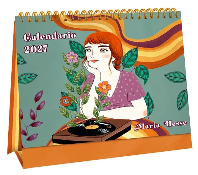 Calendario de mesa 2027 María Hesse