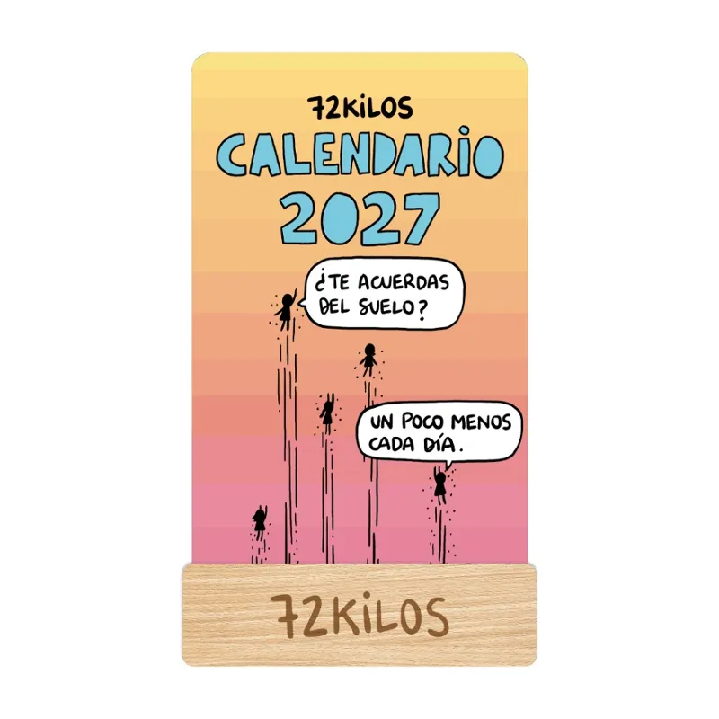 Calendario mesa de tarjetas 2027 - 72 kilos